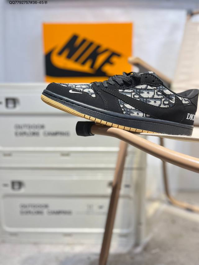福利特价 公司级头层皮乔丹Air Jordan 1 Low Aj1低帮系列篮球鞋 官方同步配色 原装级产物 #拒绝公底 立体鞋型 细节完美 高清洁度Xs2025