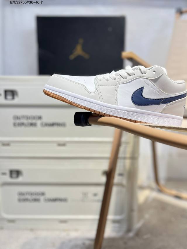 福利特价乔丹Air Jordan 1 Low Aj1低帮系列篮球鞋 官方同步配色 原装级产物 #拒绝公底 立体鞋型 细节完美 高清洁度553558 E75327
