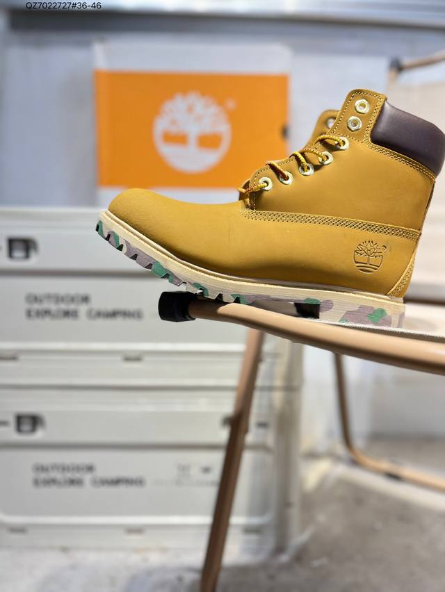 Timberland添柏岚 天伯伦 户外高帮休闲大黄靴系列 冬季防寒户外专用 日常随意搭配 原盒原包装 61 Qz7022727#36-46