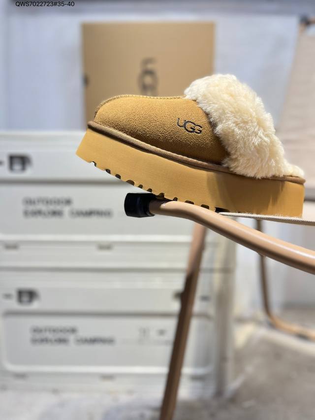 Ugg 雪地靴 防水麂绒皮革鞋面 美国轻奢品牌Ugg W Neuel尼瓦尔系列秋冬新款防污系列休闲保暖毛毛舒适便鞋女雪地靴2550 Qws7022723#35-