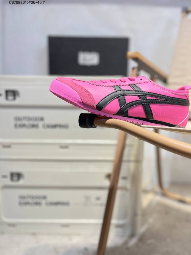 Asics 亚瑟士 Onitsuka Tiger 鬼冢虎皮面 脚感无敌，经典款 每年必入的单品！享受绝佳的舒适性，春夏秋季百搭单品1183C102 Cs7692