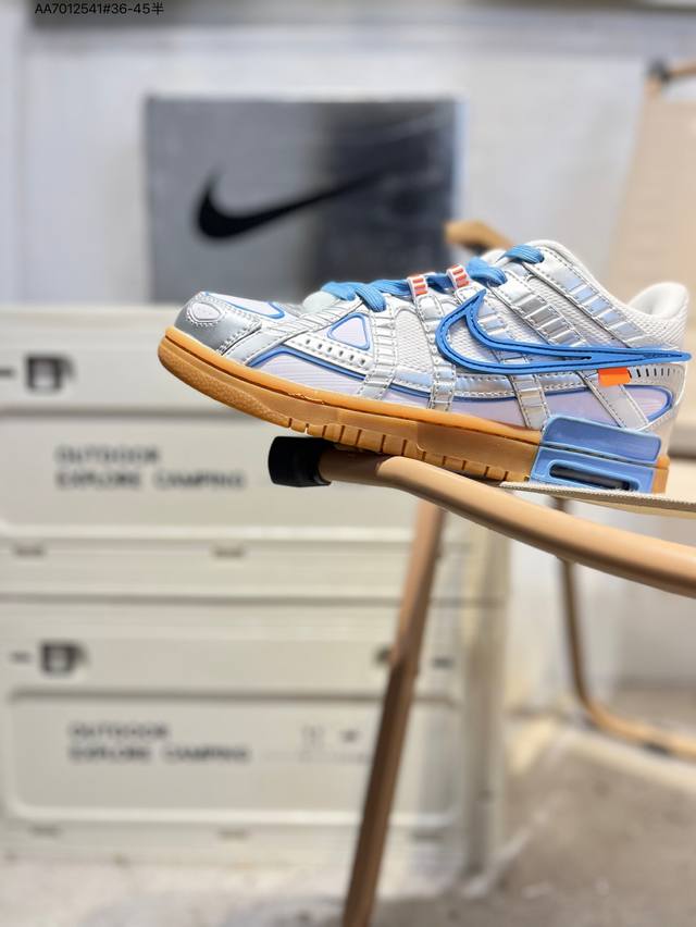 耐克 男女运动板鞋 Off-White X Nk Air Rubber Dunk Ow联名滑板鞋 亚洲限定 Cu6015 全套原纸板原楦打造原汁原味灵魂版型运动