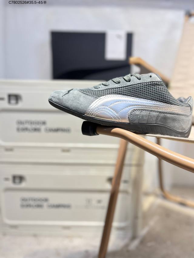 Cs The Open product X puma Speedcat 灰白 极速赛车系列彪马低帮生活休闲鞋 #原装档案原数据纸版楦型 采用原厂固色翻毛皮鞋面材
