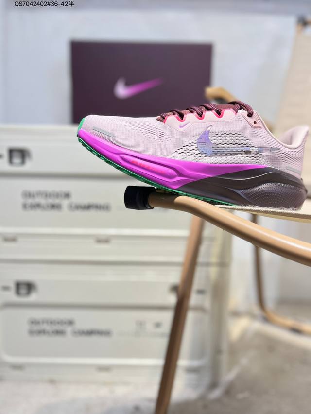 Nk Air Zoom pegasus 41 登月跑鞋 登月41代超轻网面跑步鞋 脚跟区域营造出色舒适度，而在鞋底部分，搭载全掌型Zoom Air配置耐克网面透