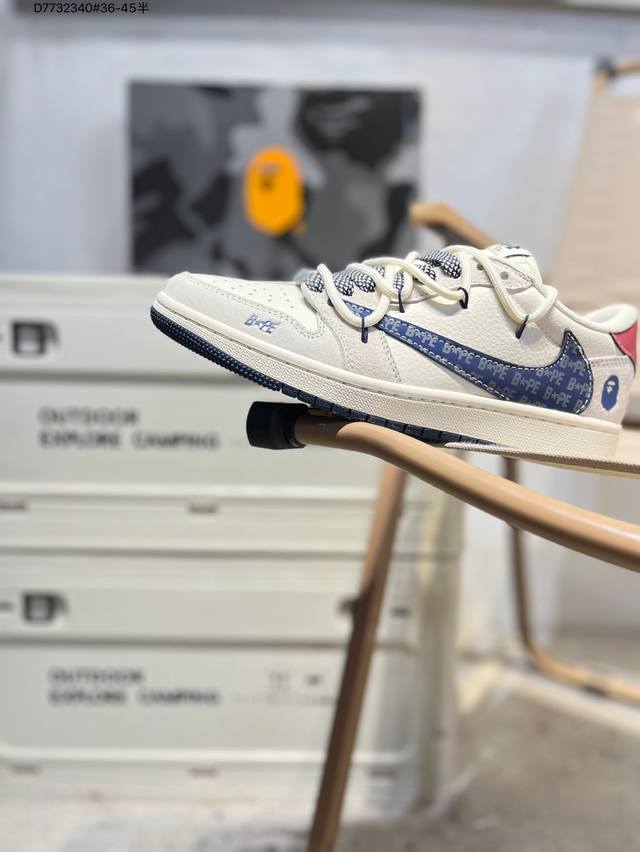福利特价 公司级头层皮乔丹Air Jordan 1 Low Aj1低帮系列篮球鞋 官方同步配色 原装级产物 #拒绝公底 立体鞋型 细节完美 高清洁度Sj0086