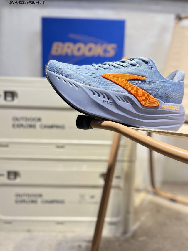 Brooks布鲁克斯 Glycerin Max 舒适简约防滑耐磨 低帮跑步鞋 436 Qw7012339#36-45半