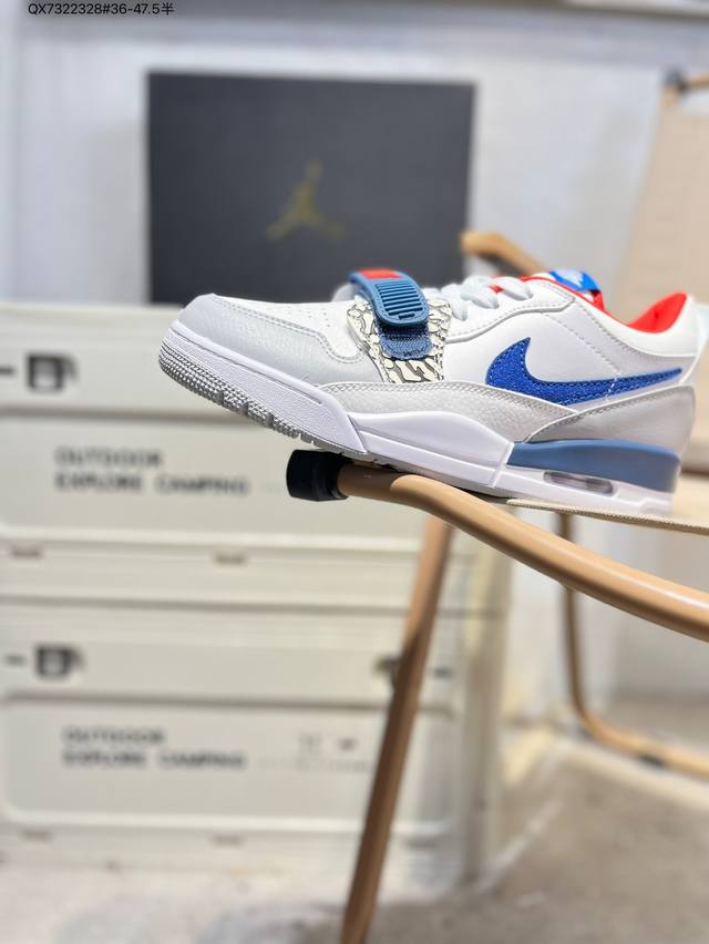 Air Jordan Legacy 312 乔丹篮球鞋系列 号称 “最强三合一” 的 Jordan Legacy 312，自然有着杂交结合的设计，它的名字就展现