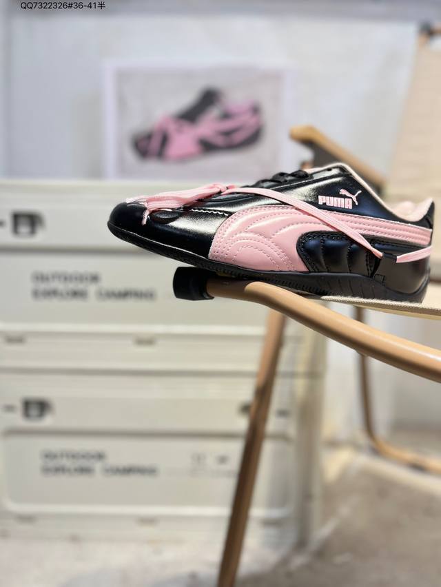 Rose X puma彪马 Speedcat 系列 联名款 赛车 德训双鞋带 绑带休闲运动低帮板鞋 以趣味十足又前卫复古的设计引领潮流 将赛道精神融入街头时尚