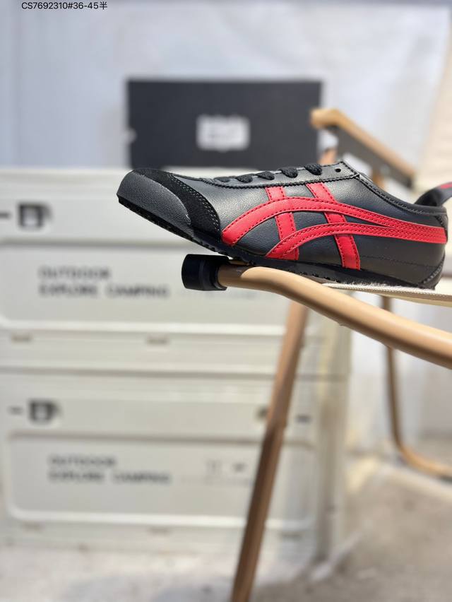 Asics 亚瑟士 Onitsuka Tiger 鬼冢虎皮面 脚感无敌，经典款 每年必入的单品！享受绝佳的舒适性，春夏秋季百搭单品1183C012 Cs7692