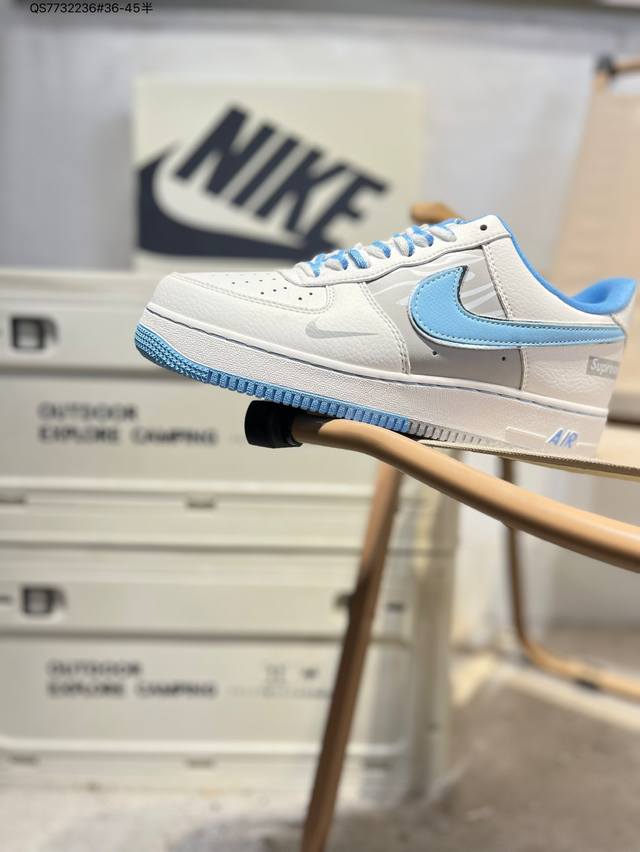Nk Air Force 1'07 Low 空军一号低帮休闲板鞋 #定制皮料 原楦原纸板 纯正空军版型 高清洁度 内置全掌气垫Dq6628 Qs7732236#