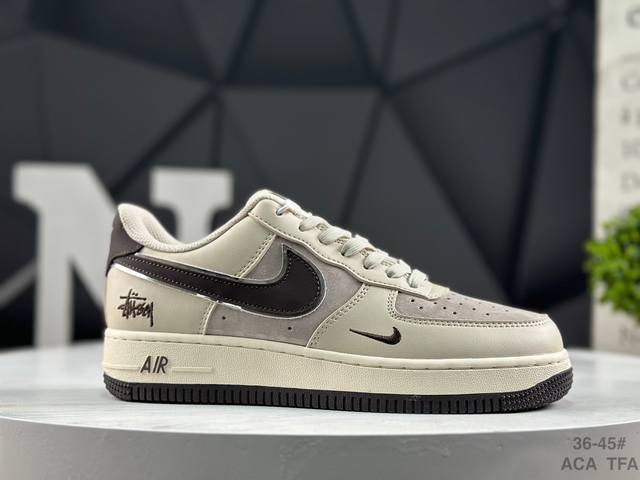 公司级 耐克 Nike Air Force 1 '07 Low 空军一号 低帮 运动鞋 休闲鞋 折边针车 工艺难度大 原楦头原纸板 原装鞋盒 定制五金配件 内置
