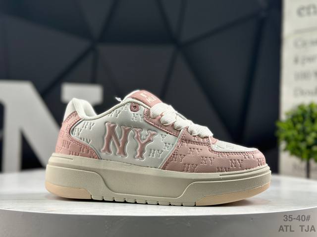 Mlb Chunky Liner 学长鞋系列低帮 老爹风轻量增高厚底百搭休闲运动慢跑鞋 Ss学院穿搭爆款 Korea韩国限定联名Ny美国榄球纽约洋基队 独家一比