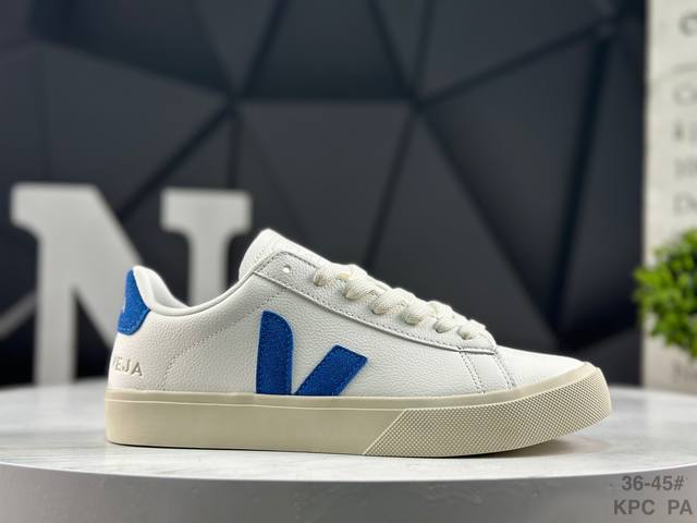 Veja Campo Chrmoefree Extra Mid 经典系带圆头 生活中帮时尚板鞋 货号:Cp0502818 尺码：如图所示 Kpc Pa