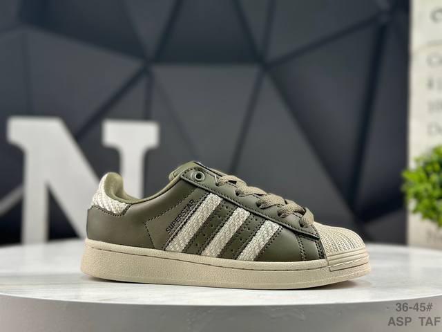 阿迪达斯 Adidas Superstar 贝壳头经典百搭休闲板鞋 货号：Jq3181 尺码：如图所示 Asp Taf