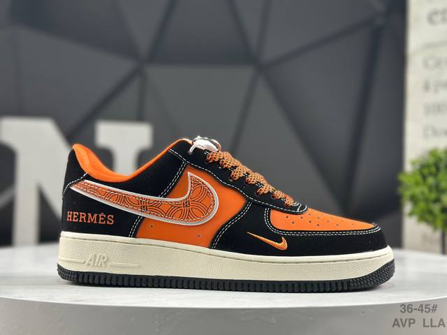 公司级 耐克 Nike Air Force 1 '07 Low 空军一号 低帮 运动鞋 休闲鞋 折边针车 工艺难度大 原楦头原纸板 原装鞋盒 定制五金配件 内置