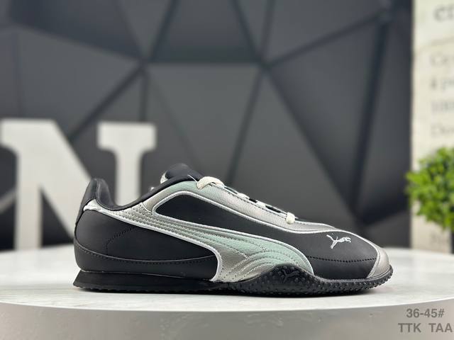 Puma 彪马 Bella V2 Leather 中国限定时尚百搭 舒适 德训 情侣双鞋带薄底鞋 耐磨 低帮 生活休闲鞋 货号：404043-02 尺码：如图