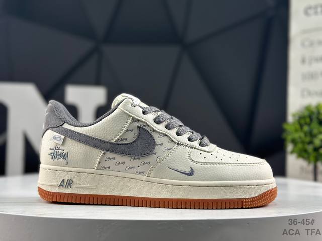 公司级 耐克 Nike Air Force 1 '07 Low 空军一号 低帮 运动鞋 休闲鞋 折边针车 工艺难度大 原楦头原纸板 原装鞋盒 定制五金配件 内置