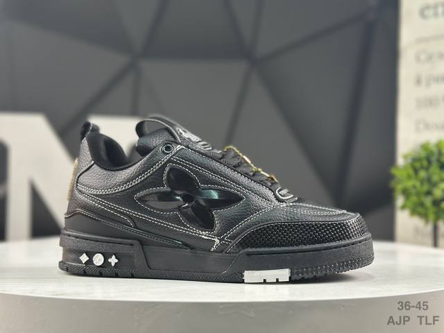 路易威登 Louis Vuitton Lv路易威登板鞋 乘风破浪的姐姐争先种草款,舒适透明底和百搭性霸屏整个时尚娱乐圈，正品1:1套楦复刻，细节调整完美主义！鞋