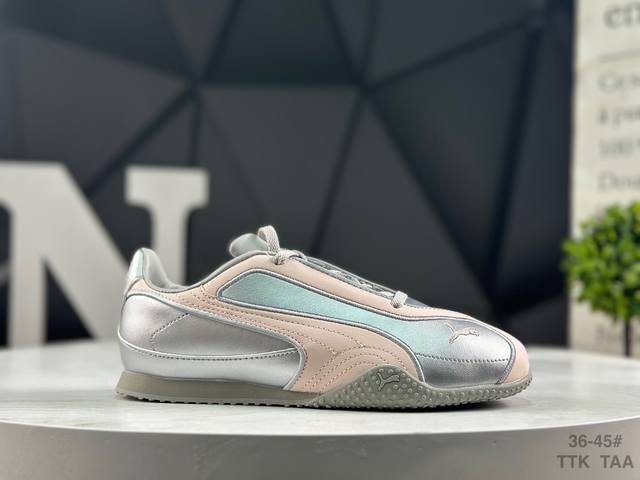 Puma 彪马 Bella V2 Leather 中国限定时尚百搭 舒适 德训 情侣双鞋带薄底鞋 耐磨 低帮 生活休闲鞋 货号：404043-03 尺码：如图