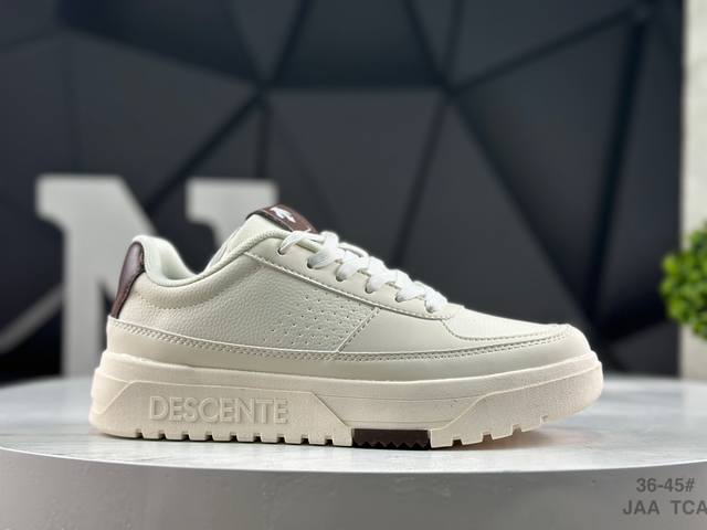 迪桑特Descente Dualis Wp都市通勤 Gore-Tex 时尚舒适 防滑耐磨 时尚休闲运动覆盖防水越野跑鞋 货号:D5431Dsn77 尺码:36