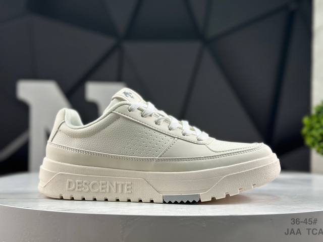 迪桑特Descente Dualis Wp都市通勤 Gore-Tex 时尚舒适 防滑耐磨 时尚休闲运动覆盖防水越野跑鞋 货号:D4431Lsn34 尺码:36