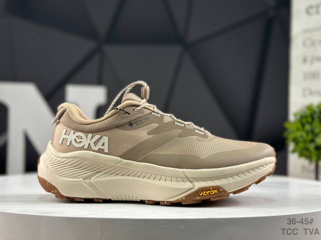 公司级带半码Hoka One One Transport Gtx减震耐磨 低帮跑步鞋 货号：1133958F Degg 尺码：如图所示 Tcc Tva