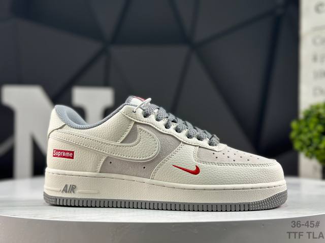 耐克 Nike Air Force 1 '07 Low 空军一号 低帮 运动鞋 休闲鞋 折边针车 工艺难度大 原楦头原纸板 原装鞋盒 定制五金配件 内置全掌气垫