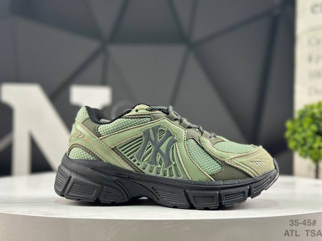 Mlb New York Yankees Curve Runner 舒适百搭 防滑耐磨 低帮 跑步鞋 货号:3Arnr025N G 尺码:如图所示 Atl Ts