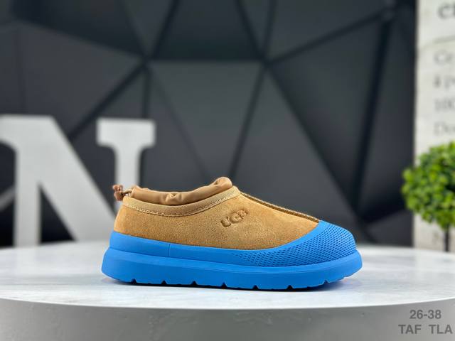 精品童鞋 儿童 Ugg Fw秋冬新品,机能撞色王一博代言热门大爆款！ 半包头套脚低帮 进口隆丰一级羊皮毛一体 代购专供品质 高弹Modern中底 外置防滑大底