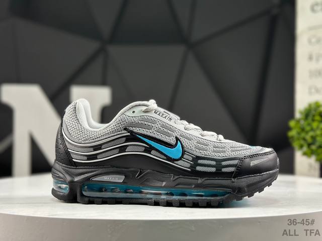 耐克 Nike Air Max Tl 2.5 White Black Green 系列低帮经典复古百搭休闲运动气垫慢跑鞋 货号：Fz4110 004 尺码：如图