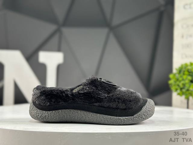科恩 Keen Howser Iii Slide 科恩秋冬毛毛休闲生活鞋 货号：1029436 尺码：35 35.5 36 37 37.5 38 38.5 39