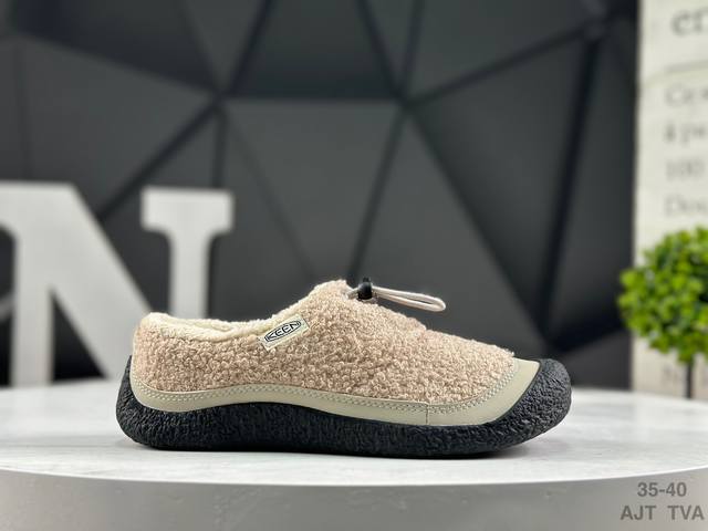 科恩 Keen Howser Iii Slide 科恩秋冬毛毛休闲生活鞋 货号：1029437 尺码：35 35.5 36 37 37.5 38 38.5 39
