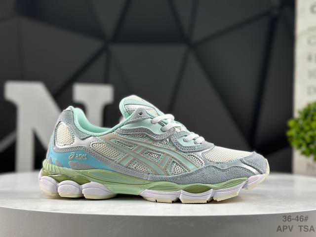 亚瑟士 Asics Gel-Nyc 纯原版本 亚瑟士运动休闲透气专业跑鞋 鞋面采用反绒皮与网布拼接 透气舒适兼具休闲时尚 结合简明的配色 展现品牌的传承及引领复