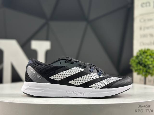 阿迪达斯 Adidas Adizero Rc 5 阿迪达斯 舒适百搭 织物减震耐磨轻便低帮 训练跑步鞋 货号: Hq3680 尺码：如图所示 Kpc Tva