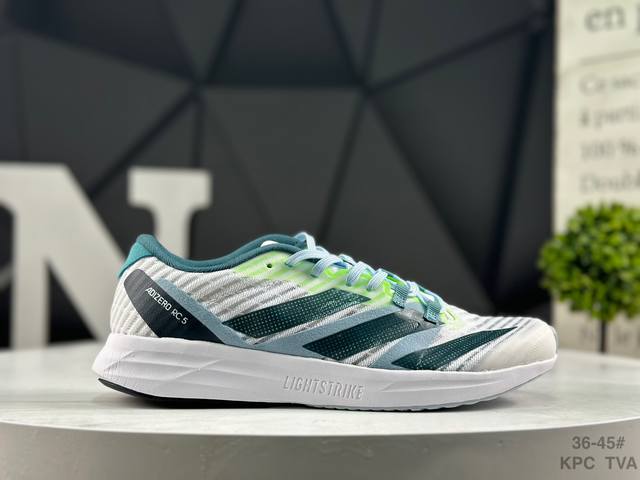 阿迪达斯 Adidas Adizero Rc 5 阿迪达斯 舒适百搭 织物减震耐磨轻便低帮 训练跑步鞋 货号: Id6914 尺码：如图所示 Kpc Tva