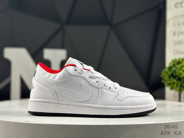 耐克 乔丹 Air Jordan 1 Low Aj1低帮系列篮球鞋 官方同步配色 原装级产物 #拒绝公底 立体鞋型 细节完美 高清洁度 货号：553560 16