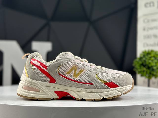 Nb 采优用质纤维革+透气网布眼材质材质#独立3层组合底大私模#搭载Abzorb缓中震底。韩流火爆款式# 新款Nb新百伦New Balance Mr530 系列