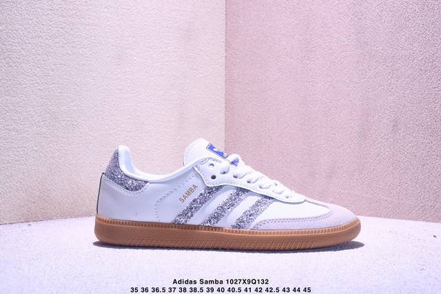 公司级Adidas Originals Samba Og 桑巴舞系列 阿迪达斯 三叶草 绅士德训足球风百搭低帮休闲运动板鞋 货号:Kk2238 尺码:35.5