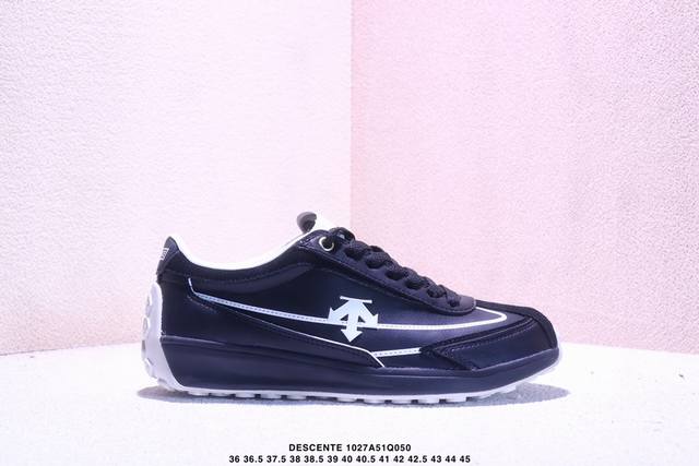 公司级迪桑特Descente Edge Court Retro 复古轻质 耐磨低帮 生活休闲鞋 货号：S Lsn82 尺码：36 36.5 37.5 38 38