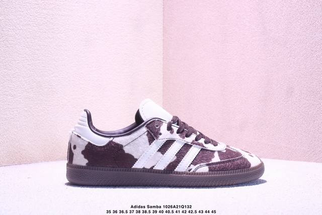 公司级Adidas Originals Samba Og 桑巴舞系列 阿迪达斯 三叶草 绅士德训足球风百搭低帮休闲运动板鞋 货号:Kk2238 尺码:35.5