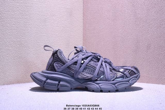 Balenciaga巴黎世家 Phantom Sneaker 复古老爹鞋 巴黎世家3Xl 官方全套配件鞋盒 鞋带 防尘纸配套齐全 货号:734734 W3Xl4
