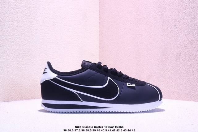 耐克 Nike Classic Cortez 全新配色 经典阿甘休闲跑步鞋 纯粹而执着的精神，使得Cortez种在了一代人的心里，无论是否喜欢它复古的鞋型，一双