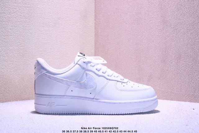 海外爆款限量发售！公司级Nike Air Force 1 '07 Low “头层猪八拼接” 空军一号 高端定制 低帮 运动鞋 休闲鞋 折边针车 工艺难度大 原楦