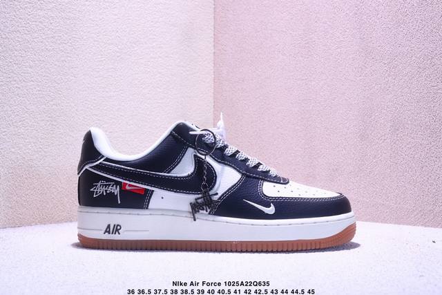 海外爆款限量发售！公司级Nike Air Force 1 '07 Low “Lv联名 米黑红三勾”空军一号 高端定制 低帮 运动鞋 休闲鞋 折边针车 工艺难度大