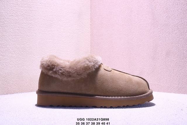 真标Ugg Tazzette 舒适柔软时尚 耐磨增高保暖 低帮雪地靴 货号:1134810 尺码:35-41 Xm1022Q898