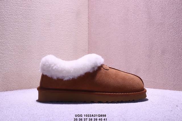 真标Ugg Tazzette 舒适柔软时尚 耐磨增高保暖 低帮雪地靴 货号:1134810 尺码:35-41 Xm1022Q898