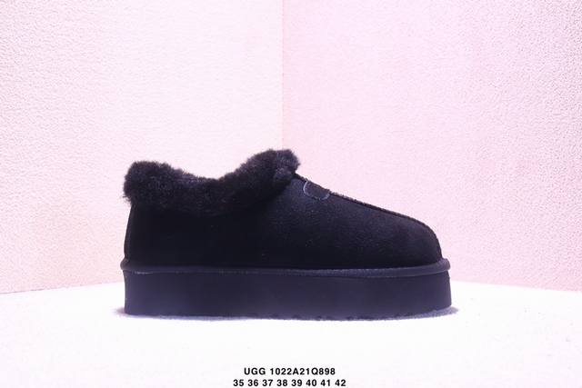 真标Ugg Tazzette 舒适柔软时尚 耐磨增高保暖 低帮雪地靴 货号:1134810 尺码:35-41 Xm1022Q898