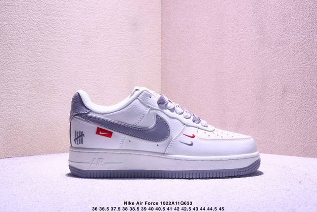 海外限量发售！公司级Nike Air Force 1 '07 Low “古驰联名 经典灰花纹”空军一号 低帮 运动鞋 休闲鞋 折边针车 工艺难度大 原楦头原纸板