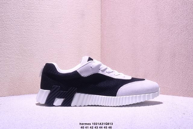 爱马仕愛馬仕爱Hermes炸街男神运动鞋 彰显盎然活力,轻快自在,呈现休闲都市风范#今日宝藏百搭休闲板鞋 Herme#爱马仕运动鞋 #宝藏百搭休闲德训鞋 #He