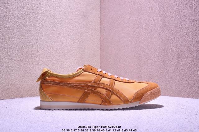 Asics Onitsuka Tiger Mexico 66 亚瑟士鬼冢虎复古经典板鞋 货号：1183C176-750 尺码：36-45 半 Xm1021Q44